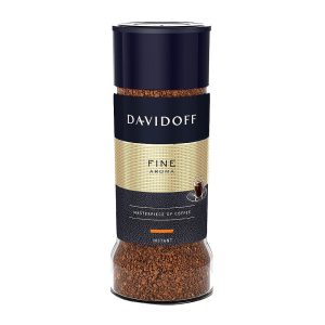 DAVIDOFF  FINE  AROMA   INSTANT COFFEE  6 / 100 G. - GLASS
