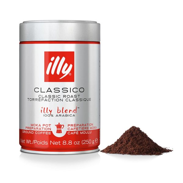 GROUND CLASSICO MOKA POT COFFEE - CLASSIC ROAST  12 / 250 G.
