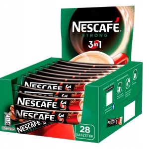 NESCAFE 3 IN 1 STRONG BOX   10 / 28 X 14 G.