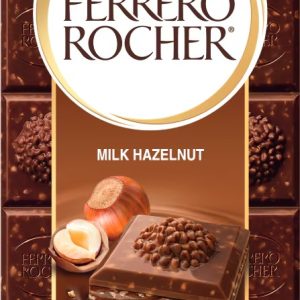 FERRERO ROCHER MILK HAZELNUT TABLET 16 / 90 G.