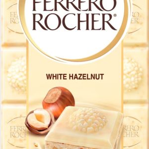 FERRERO ROCHER WHITE HAZELNUT TABLET 16 / 90 G.