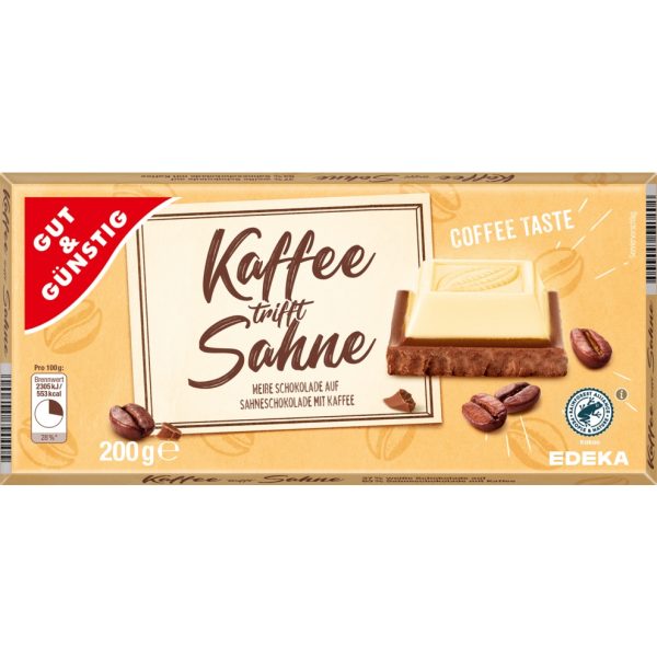 G&G SCHOKOLADE KAFFEE SAHNE 10 / 200g