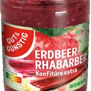 G&G KONFITUERE EXTRA ERDBEER-RHABARBER   10 / 450G