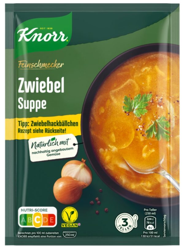 KNORR F.S. ZWIEBEL / ONION SOUP  14 PCS.