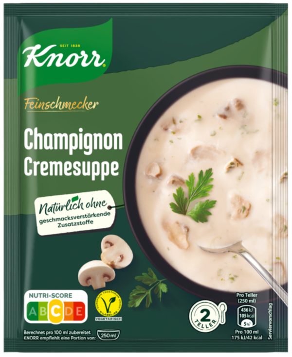 KNORR F.S. CHAMPIGNON / MUSHROOM CREAM SOUP  16 PCS.
