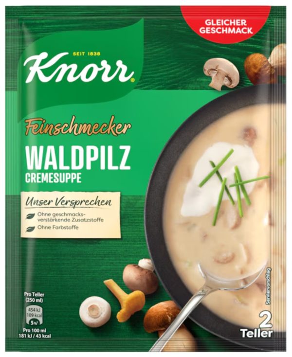 KNORR F.S. WALDPILZ / FOREST MUSHROOM SOUP  16 PCS.