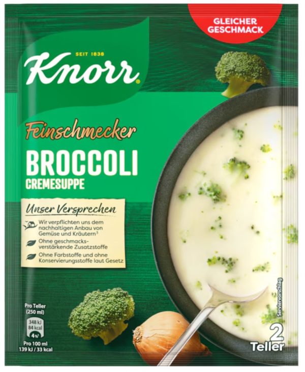 KNORR F.S. BROCCOLI CREME SUPPE  18 STK.