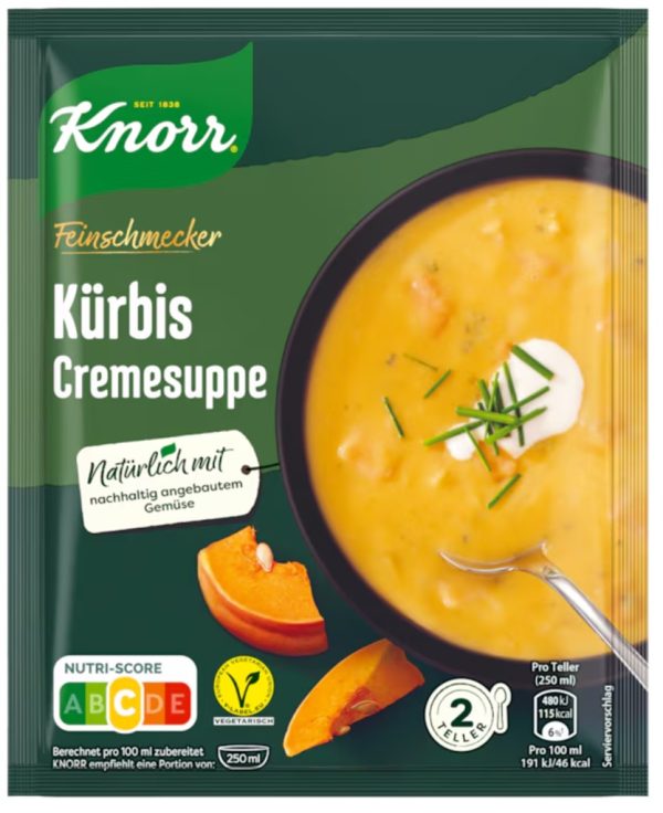 KNORR F.S. KUERBIS / BUTTERNUT SQUASH SUPPE  18 STK.
