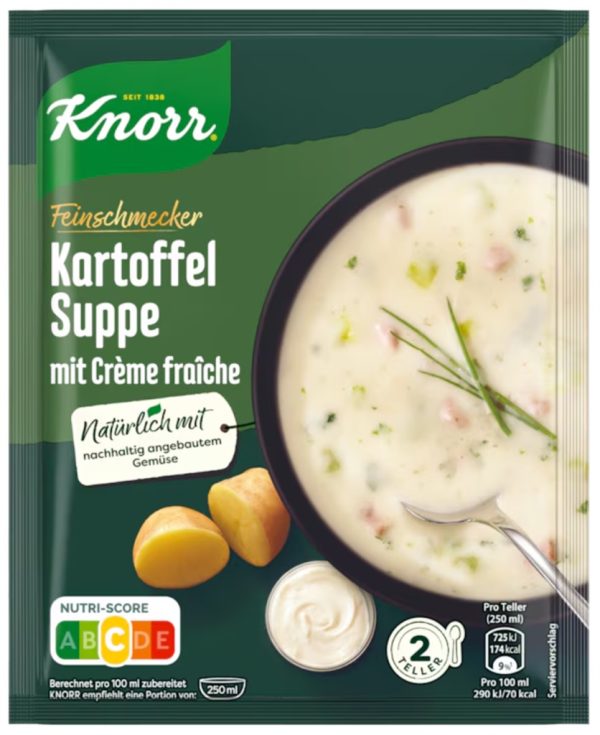 KNORR F.S. KARTOFFEL CREME FRAICHE SUPPE  13 STK.