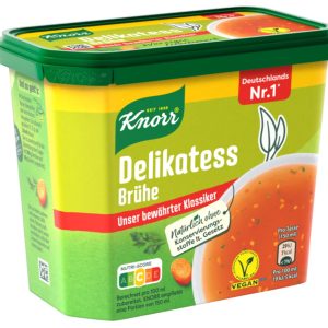 KNORR DELIKATESSE BRUEHE / CLEAR BROTH  16 L. / 6 PCS.  - CONTAINER