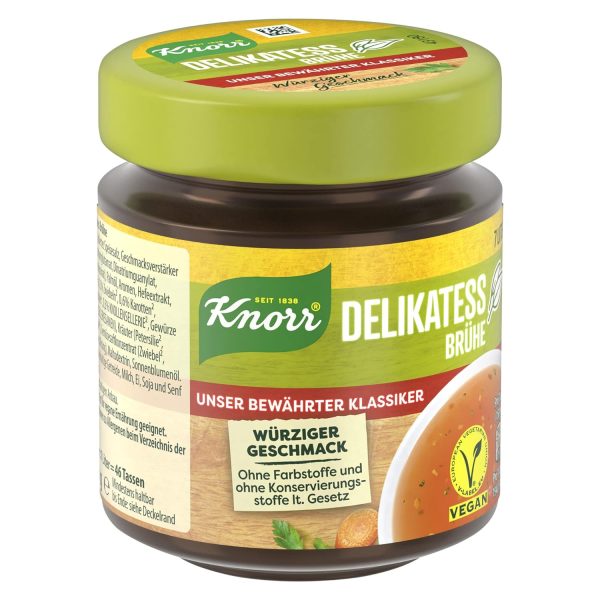 KNORR DELIKATESSE BRUEHE / CLEAR BROTH  7L. / 10 PCS.  - GLASS