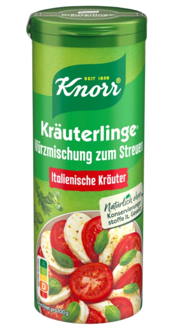 KNORR KRAEUTERLINGE ITALIENISCHE KRAEUTER / ITALIAN HERBS   8 / 60 G.  - SHAKER