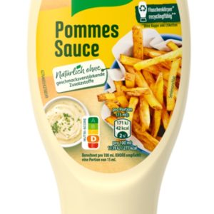 KNORR POMMES SAUCE  8 / 430  ML.  - SQUEEZE BOTTLE
