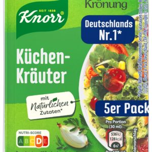 KNORR SALATKROENUNG KUECHEN KRAEUTER / KITCHEN HERBS 15 / 5 PACK