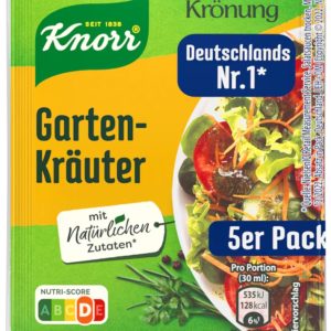 KNORR SALATKROENUNG GARTEN KRAEUTER / GARDEN HERBS  15 / 5 PACK