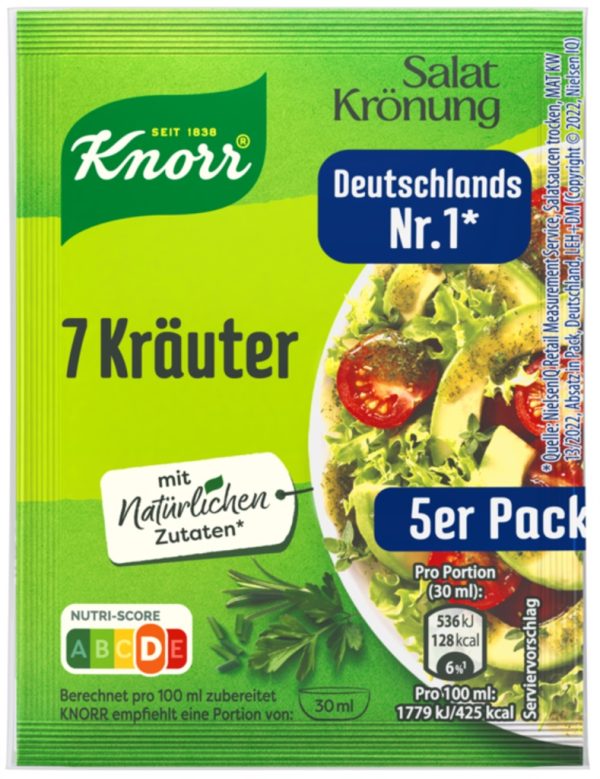 KNORR SALATKROENUNG 7 KRAEUTER / 7 HERBS  14 / 5 PACK