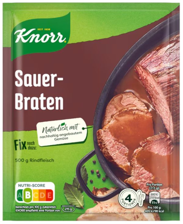 KNORR FIX SAUERBRATEN / SOUR ROAST  26 PCS.