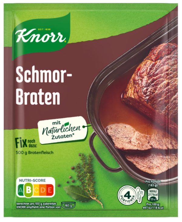 KNORR FIX SCHMORBRATEN / BRAISED MEAT  25 PCS.