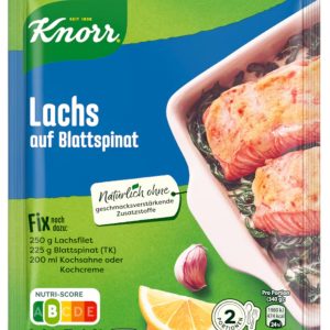 KNORR FIX LACHS AUF BLATTSPINAT / SALMON W. SPINACH  23 PCS.