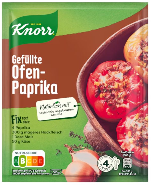 KNORR FIX GEFULLTE OFEN PAPRIKA  21 PCS.