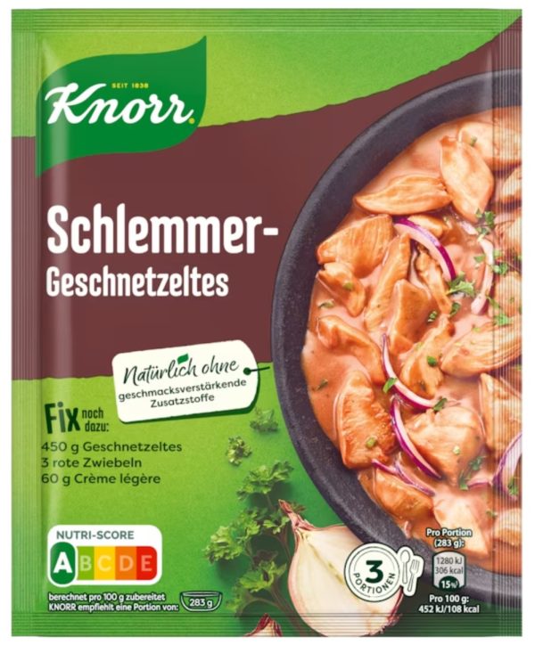 KNORR FIX SCHLEMMER GESCHNETZELTES  22 PCS.