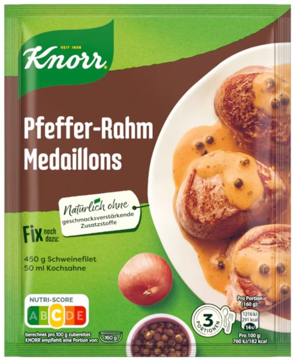 KNORR FIX PFEFFER RAHM MEDAILLONS 24 PCS.