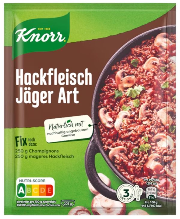 KNORR FIX HACKFLEISCH JAEGER ART 20 PCS.