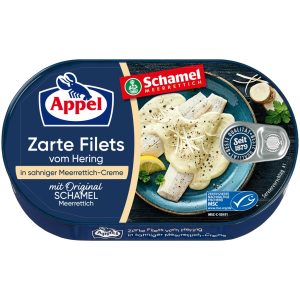 APPEL HERINGFILETS IN SAHNE-MEERRETTICH-CREME 10 / 200 G.