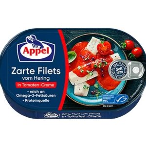 APPEL HERINGFILETS IN TOMATEN-CREME 10 / 200 G.