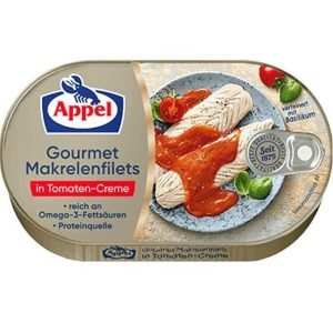 APPEL MAKRELENFILETS IN TOMATEN-CREME 10 / 200 G.
