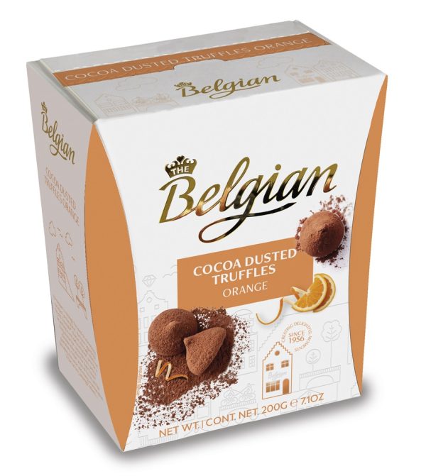 BELGIAN DUSTED TRUFFLES ORANGE  15 / 200 G.