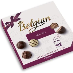 BELGIAN MIXED PRALINES BOX 12 / 200 G.