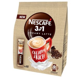 NESCAFE 3 IN 1 CREAMY LATTE BAG   18 / 10 X 15 G.