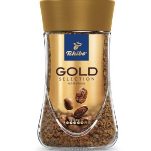 TCHIBO GOLD SELECTION INSTANT COFFEE 6 / 200 G. - GLASS