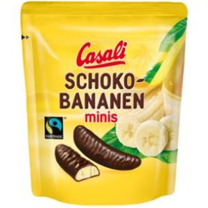 CASALI MINI SCHOKO BANANEN BAG  12 / 110 G.