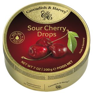 CAVENDISH & HARVEY FRUIT TIN - CHERRY  9 / 7 oz.