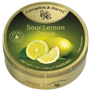CAVENDISH & HARVEY FRUIT TIN - LEMON  9 / 7 oz.