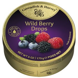 CAVENDISH & HARVEY FRUIT TIN - WILD BERRY  9 / 6 oz.