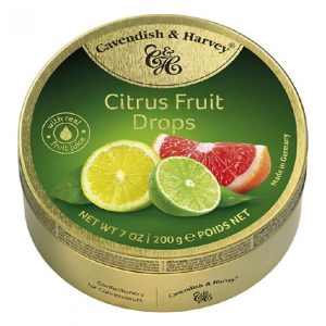CAVENDISH & HARVEY FRUIT TIN - CITRUS FRUIT  9 / 7 oz.