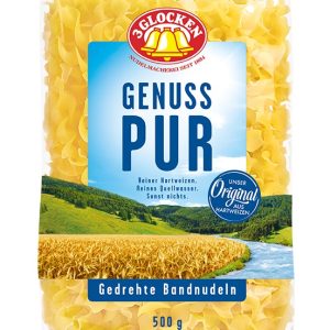 3 GLOCKEN GEDREHTE BANDNUDELN  10 / 500 G.