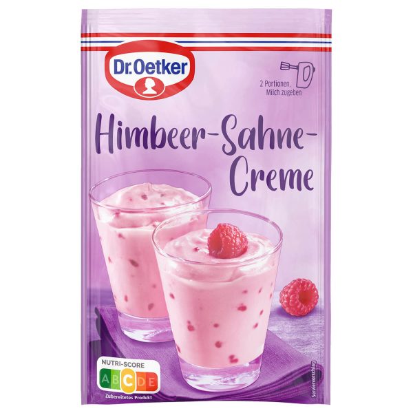 DR. OETKER HIMBEER SAHNE CREME 11 / 62 G.