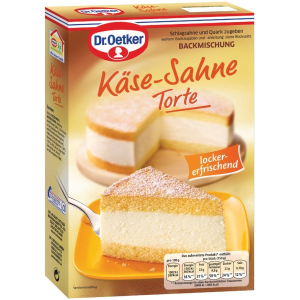 DR. OETKER KAESE SAHNE TORTE  8 PCS.