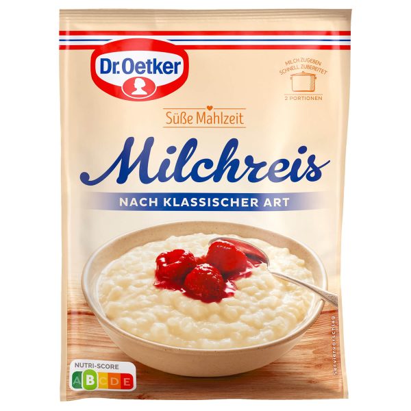 DR. OETKER SUESSE MAHLZEIT MILCHREIS  16 PCS.