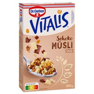 DR. OETKER VITALIS SCHOKO DUO MUESLI  7 / 500 G.