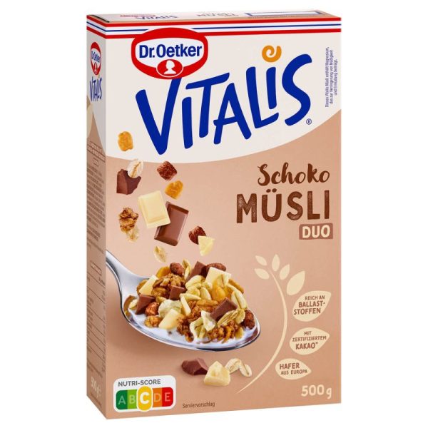 DR. OETKER VITALIS SCHOKO DUO MUESLI  7 / 500 G.