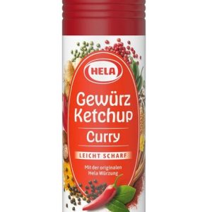 HELA CURRY GEWURZ KETCHUP SCHARF 12 / 300 ML.