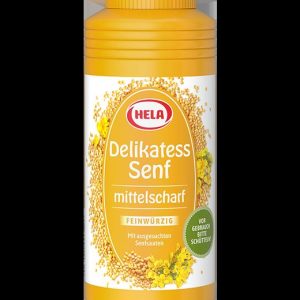 HELA DELIKATESS SENF MITTELSCHARF  6 / 300 ML.