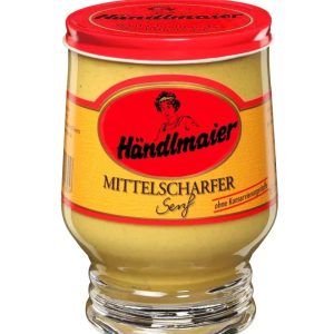 HANDLMAIER'S MITTELSCHARFER SENF 12 / 250 ML. GLASS