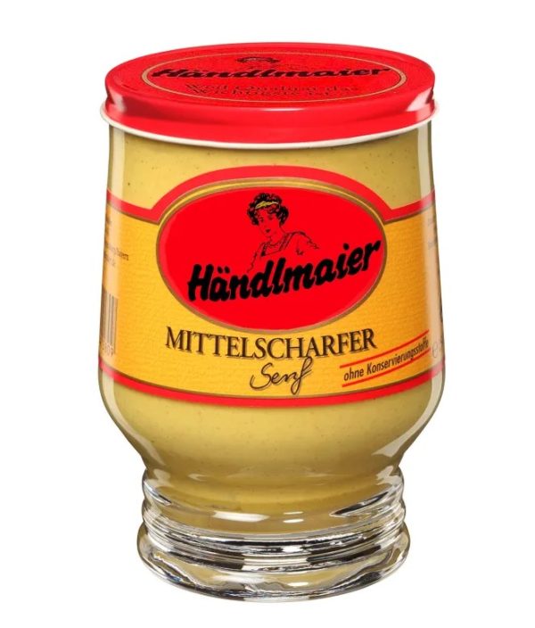 HANDLMAIER'S MITTELSCHARFER SENF 12 / 250 ML. GLASS