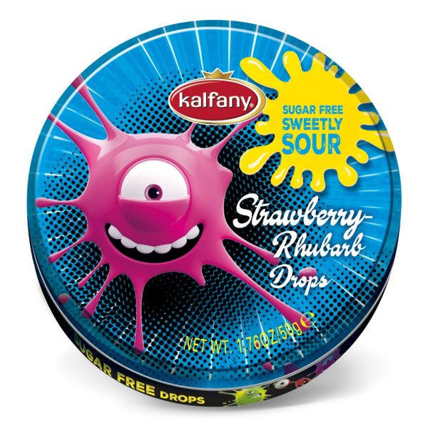 KALFANY CRAZY DROPS STRAWBERRY-RHUBARB DOSE 10 / 50 G.
